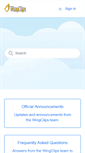 Mobile Screenshot of help.wingclips.com